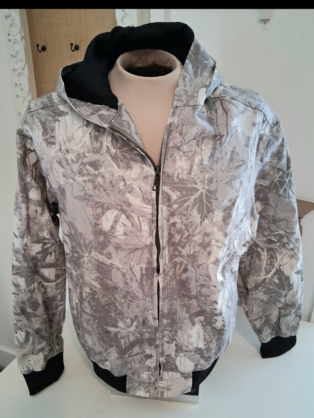 Public Supply NYC Gray Camouflage Hooded Field Jacket Sz M NWT